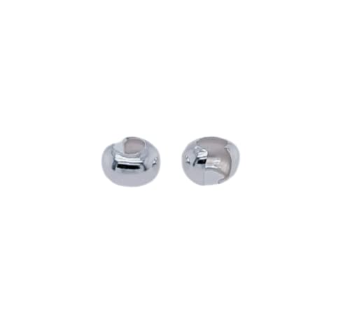 50pcs 925 Sterling Silver Open Crimp Bead Covers, 2.5MM, By CRAFT WIRE - color: 925 Sterling Silver, size: 2.5MM