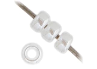 Miyuki Japanese Glass Seed Beads 22gms 11/0 in White Pearl Ceylon - color: White Pearl Ceylon
