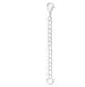 2pcs Adabele Authentic 925 Sterling Silver Chain Extender with Clasp Removable Adjustable 2 inch Cable Chain Extension for Necklace Bracelet Anklet Jewelry Making SS303-2 - color: Sterling Silver, size: 2 inch - 2pcs
