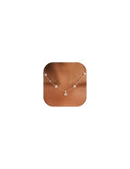 Dainty Gold Necklace for Women Trendy 14K Gold Plated Pearl Cross Clover Butterfly CZ Charm Pendant Chain Station Necklaces Waterproof Non Tarnish Layered Choker Cute Jewelry Gifts - color: G-pearl