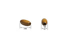 50Pcs Brown Oval Wood Tube Beads 20 x 10mm Barrel Natural Wooden Loose Spacer Beads for Bead Crafts Making (3mm Hole) - color: 20x10mm, Brown#50pcs