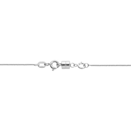 Jewelili Sterling Silver Round Magnetic Clasp Converter | Converts Necklaces or Bracelets with Spring Ring Clasp | 2 Pieces | Gift Box Included | Timeless Fashion Jewelry - color: Sterling Silver, size: 2 Clasp
