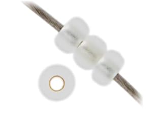 Miyuki Seed Bead 11/0 APX.22g - Cry. Silver Lined Semi-Frosted Japanese Glass Seed Beads - color: Cry. Silver Lined Semi-Frosted