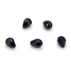 24pcs Adabele Austrian 8mm Faceted Teardrop Loose Crystal Beads Jet Black Compatible with 5500 Swarovski Crystals Preciosa SST-823 - color: Jet Black, size: 8mm x 6mm - 24pcs