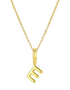 OVRUNS Initial Charm for Women,Letter Bracelet Necklace Charms Alphabet Pendant Charms With Clasp - color: Gold, style: Letter E