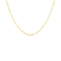 Destin Jewelry Paperclip Chain Necklace for Women, Waterproof 18K Gold Plated Stainless Steel, Hypoallergenic, Adjustable Layering Chain, Tarnish-Resistant, 2.5–6.5mm - color: 18K Yellow Gold Plated Stainless Steel, size: 14" + 2", style: 2.5 MM