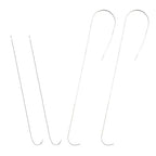 Fashionable Beading Needle Set of 4 Sturdy Jewelry Making Tools Accessory Portable for Craft Supplies Men and Women