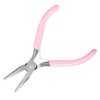 5 Inch Long Needle Nose Pliers with Side Cutters, Chain Nose Pliers for Jewelry Making, Mini and Electronics Use