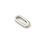 1PC 925 Sterling Silver Lobster Clasp,Tiny Oval Necklace Shortener Spring Ring for Jewelry Finding Necklace Bracelet (Silver(S))