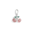 COACH Women's Collectible Signature Jewelry Charm - color: Cherry Pink/Rhodium