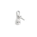 COACH Women's Collectible Signature Jewelry Charm - color: Lock Key Rhodium