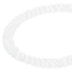 PATIKIL 4 mm Natural Clear Quartz Loose Beads, 2 Strands Crystal Round Stone Strand Beads Gemstone Loose Bead Spacer Beads for Jewelry Making DIY Necklace Bracelet, White - color: White, size: 4 mm