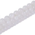 Natural Moonstone 8mm Gemstone Round Loose Beads Strand for DIY Bracelet Necklace Jewelry Making Bead - color: Moonstone, size: 8mm