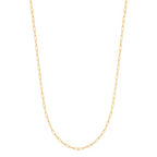 Destin Jewelry Paperclip Chain Necklace for Women, Waterproof 18K Gold Plated Stainless Steel, Hypoallergenic, Adjustable Layering Chain, Tarnish-Resistant, 2.5–6.5mm - color: 18K Yellow Gold Plated Stainless Steel, size: 30" + 2", style: 2.5 MM