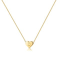 Turandoss Mothers Day Gifts for Mom Wife - Dainty 14K Gold Plated Heart Initial A-Z Pendant Letter Heart Necklace Birthday Mothers Day Gifts for Women Girls - style: D