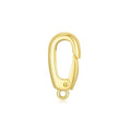 14K Gold Jewelry Clasp Necklace Extender Clasp Bracelet Extension Connector for DIY Necklace Bracelet Anklet Jewelry Making (Style 14) - size: Style 14-Yellow