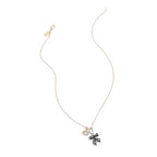 COACH Women's Collectible Signature Jewelry Charm - color: Pearl Bow Black/Rhodium