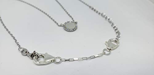 Made in Italy Ultra Durable | 925 Sterling Silver Extender Chain for Bracelets, Necklaces, Anklets, Key Chains | 2 Inches