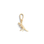 COACH Women's Collectible Signature Jewelry Charm - color: Rexy Dino Gold