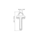 PATIKIL Letter Charm, 50pcs Alphabet Initial Pendant Charm Bulk DIY for Jewelry Making Bracelets Earrings Necklace - style: T
