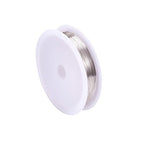 1 Roll 82.02 Feet(25m) 32 Gauge Round Copper Jewelry Bendable Wire Long-Lasting Plated Jewelry Wire Soft Artistic Wires Copper Metal Beading for Jewelry Making Crafts,Silver Color Plated - color: 32 Gauge,Silver Color Plated
