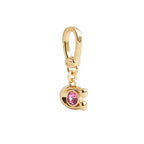 COACH Women's Collectible Signature Jewelry Charm - color: C Stone Pink/Gold