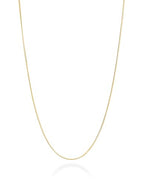 Miabella 925 Sterling Silver, 18K Gold Plated Italian 0.7mm Diamond Cut Round Snake Chain Necklace for Women Made in Italy - color: yellow-gold-plated-silver