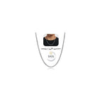 Solid 925 Sterling Silver Necklace For Men, wide 2-3-4mm Rope Link Chain Necklace For Women Mens With Lobster Clasp, Gifts For Him 18 20 22 24 Inch - size: 18 Inch, style: 2MM (Sterling Silver)