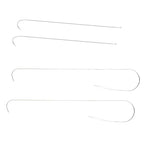 Fashionable Beading Needle Set of 4 Sturdy Jewelry Making Tools Accessory Portable for Craft Supplies Men and Women