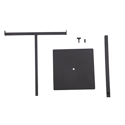 Polmart Countertop Adjustable Display Stand Stand for Purses/Handbags, Wreaths, Wigs, Hats and Crafts (T-Stand, Black) - color: Black Matte