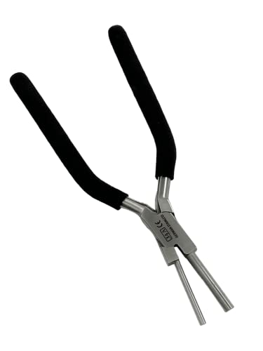 Cynamed,German Heavy Duty Bail Making Pliers,6 IN 1 Wire Looping Forming Pliers,BIG SIZE LOOPING PLIERS 13,16 & 20MM,SMALL LOOPING PLIER,5,7,10MM Anti Slip comfort grip handle(SMALL 3MM & 5MM) - style: SMALL 3MM & 5MM