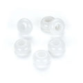 Adabele 10pcs Natural White Jade Gemstone 8x14mm Donut Rondelle Beads Large Hole ID 5.6mm for DIY Craft Jewelry Making GW-A4 - color: White Jade, size: 14mm x 8mm - 10pcs