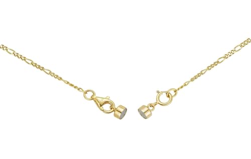 2 Sets Adabele Real Yellow Gold Plated Sterling Silver Small Strong Magnetic Clasp Findings for Necklace Bracelet Anklet DIY Jewelry Making SS488-2