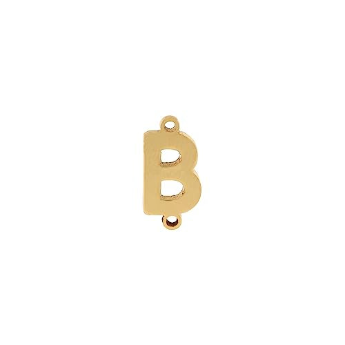 26pcs 18k Gold Filled Letter Charms,Initial Charms,Letter Pendants for DIY Bracelet Necklace Jewelry Making - color: letter style 1