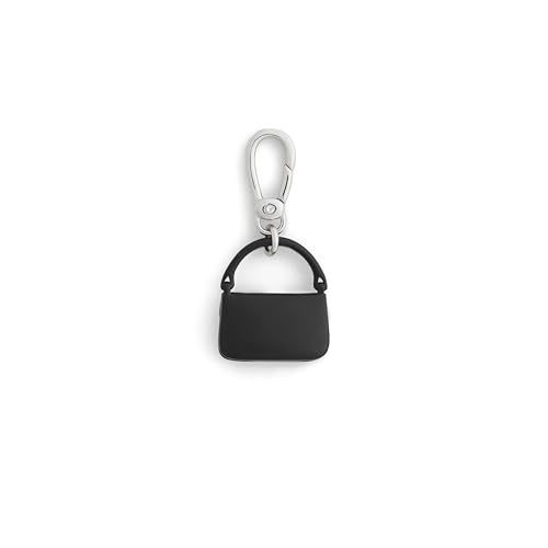 COACH Women's Collectible Signature Jewelry Charm - color: Tabby Black/Rhodium