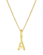 OVRUNS Initial Charm for Women,Letter Bracelet Necklace Charms Alphabet Pendant Charms With Clasp - color: Gold, style: Letter A