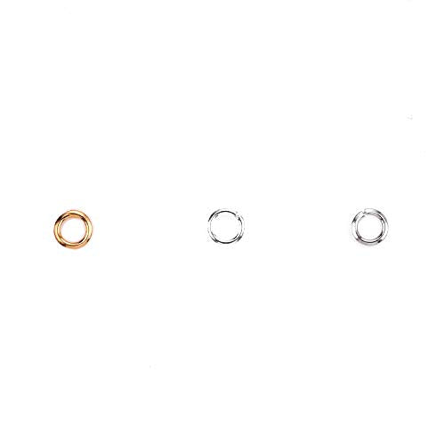 BEADIA Open Jump Rings Gold 0.6x4mm 1000pcs for DIY Jewelry Making Supplies - color: Gold, size: 0.6*4mm