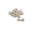 20pcs 925 Sterling Silver Open Crimp Bead Covers, 5MM, By CRAFT WIRE - color: 925 Sterling Silver, size: 5MM