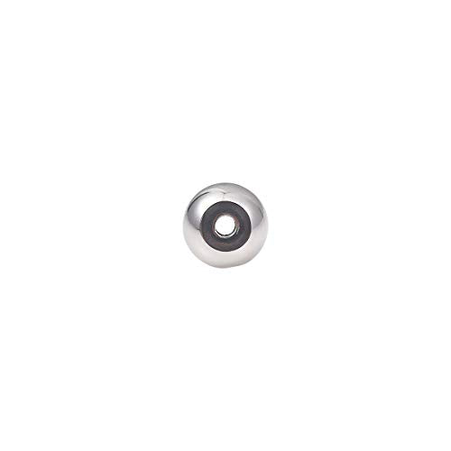 BEADIA Stainless Steel Spacer Beads 7x5mm Rondelle Loose Charm Caps Beads for DIY Jewelry Making 100pcs with 1.5mm Hole - color: 7x5mm 1.5mm