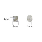 BEADIA Natural Spectrolite Spacer Beads Caps Flat Round Loose Beads for Beading Jewelry Making 3mmx2mm 38cm - color: Spectrolite, size: Flat Round 3mm x 2mm