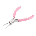 SUNNYCLUE 4.5 Mini Round Nose Pliers Precision Beading Pliers Jewelry Wire Looping Bending Tools for DIY Jewelry Making Hobby Projects Pink - color: Pink 4.5 Inch