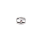 BEADIA Stainless Steel Spacer Beads 10x11mm Oval Loose Charm Caps Beads for DIY Jewelry Making 10pcs with 6mm Hole - color: 10x11mm 6mm