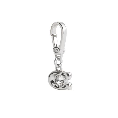 COACH Women's Collectible Signature Jewelry Charm - color: C Stone Crystal/Rhodium