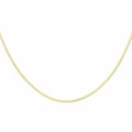 HARFINGTON Herringbone Necklaces Stainless Steel Snake Chain Necklace Adjustable Flat Chain for Women Jewelry Gift - color: Gold, size: 20" x 0.1"