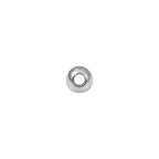 BEADIA Stainless Steel Spacer Beads 3x2.5mm Round Loose Charm Caps Beads for DIY Jewelry Making 100pcs with 1mm Hole - color: 3x2.5mm 1mm