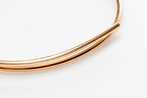 18 Gauge, 14/20 Yellow Gold Filled Wire (Round) Dead Soft 14K Gold Filled Made in USA - 1FT by CRAFT WIRE - size: 18 Gauge, style: 1 Foot