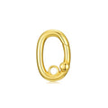 18K Gold Jewelry Clasp Necklace Extender Clasp Bracelet Extension Connector for DIY Necklace Bracelet Anklet Jewelry Making (Style 5) - style: Style 5