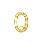 10K Gold Jewelry Clasp Necklace Extender Clasp Bracelet Extension Connector for DIY Necklace Bracelet Anklet Jewelry Making (Style 8) - style: Style 8