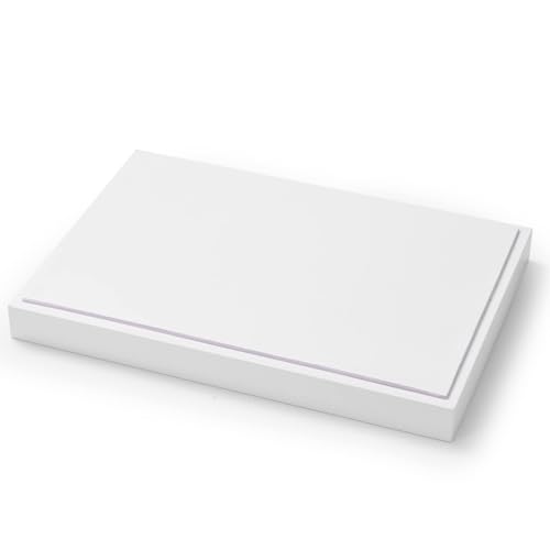 Oirlv Premium White Leather Stackable Jewelry Tray Ring Holder Organizer Showcase Ring Earring Display - color: White, size: Ring Tray