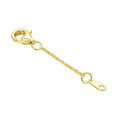 14k Gold 0.5"/1"/1.5"/2"/3" Necklace Bracelet Extender Chain, Necklace Extender Gold 14k, Durable Removable Gold Chain Extender, Gold Extension Chain for Necklace Anklet - color: style 5(Yellow)-Lobster Clasp, size: 2inch